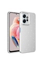Xiaomi Redmi Note 12 4G Uyumlu Kılıf Kamera Korumalı Simli Lüks Zore Koton Kapak