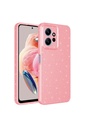 Xiaomi Redmi Note 12 4G Uyumlu Kılıf Kamera Korumalı Simli Lüks Zore Koton Kapak