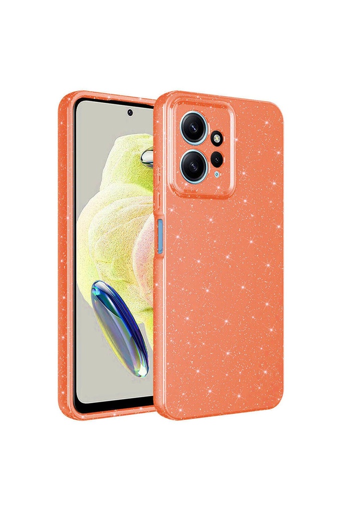 Xiaomi Redmi Note 12 4G Uyumlu Kılıf Kamera Korumalı Simli Lüks Zore Koton Kapak