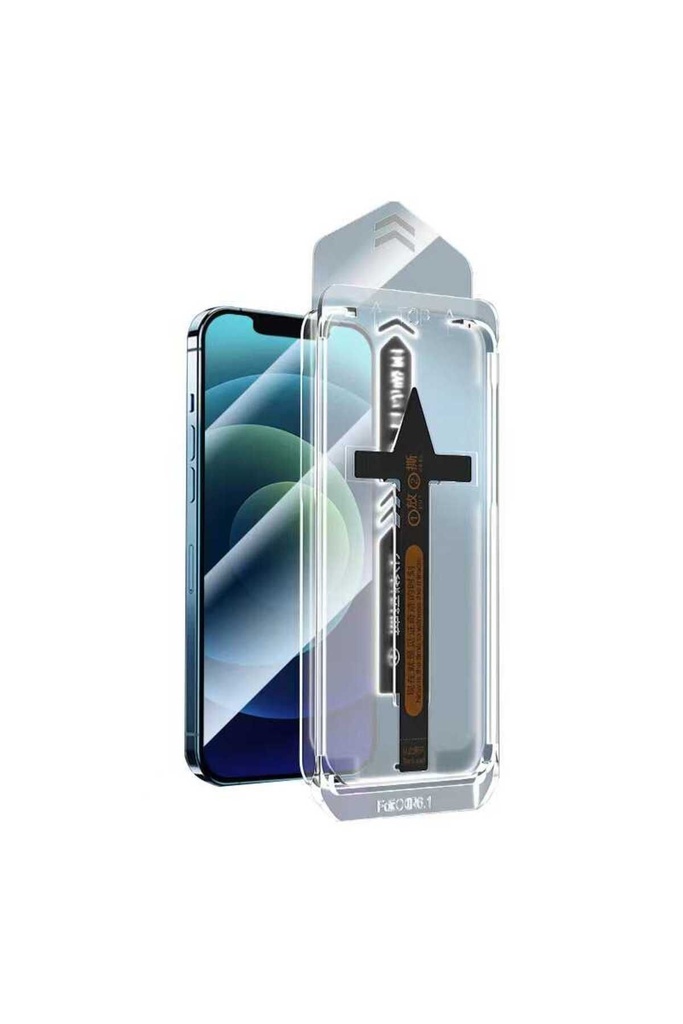 Apple iPhone XR Uyumlu Zore Süper Fast Anti-Dust Toz Önleyici Temperli Ekran Koruyucu