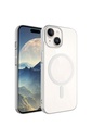 Apple iPhone 15 Uyumlu Kılıf Zore Wireless Şarj Özellikli Pixel M-safe Kapak