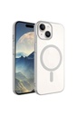 Apple iPhone 15 Uyumlu Kılıf Zore Wireless Şarj Özellikli Pixel M-safe Kapak