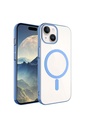 Apple iPhone 15 Uyumlu Kılıf Zore Wireless Şarj Özellikli Pixel M-safe Kapak