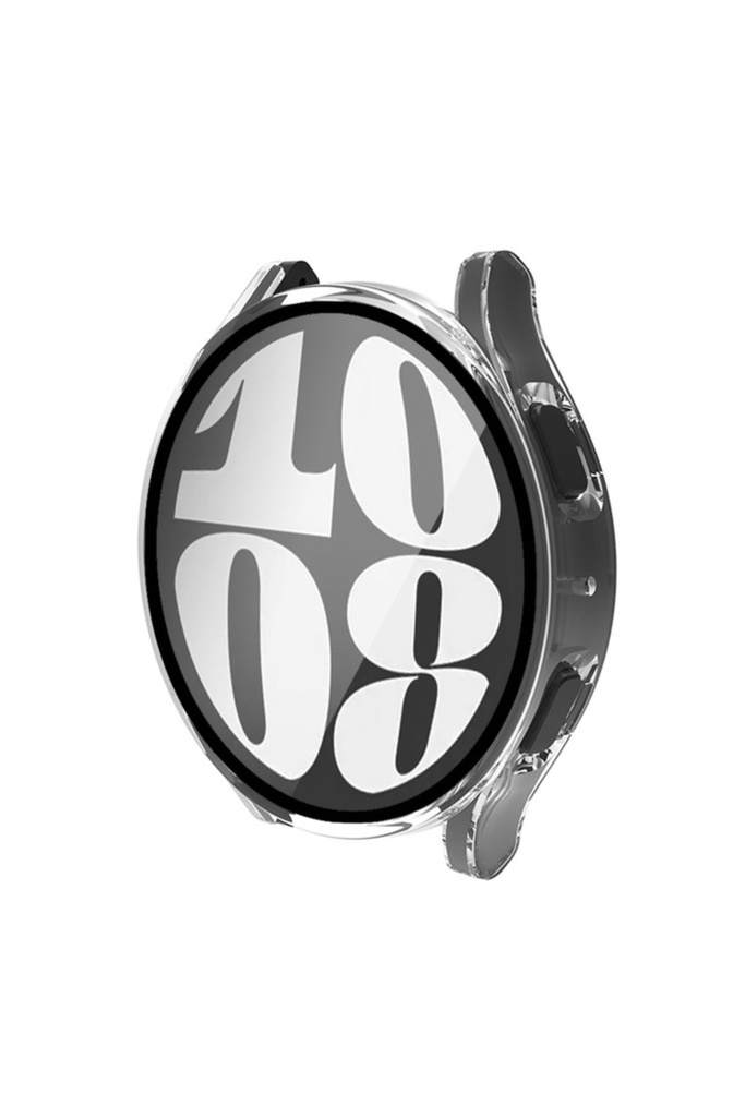 Samsung Galaxy Watch 6 44mm Uyumlu Sert PC Kasa ve Ekran Koruyucu Zore Watch Gard 14