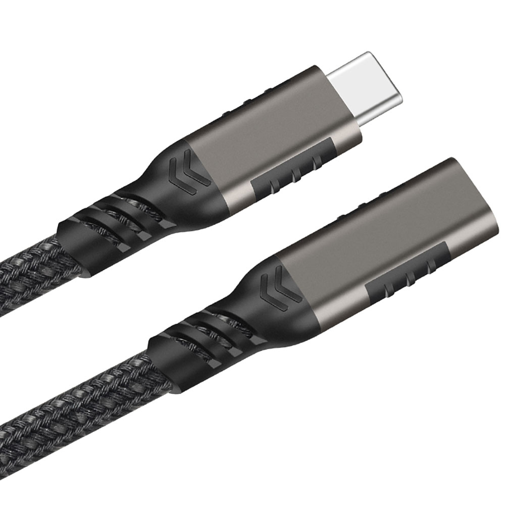 [RNZ-TA93502] Qgeem Extension USB3.2 Type-C PD Uzatma Kablosu 100W 20Gbps 4K@60Hz 0.2 Metre