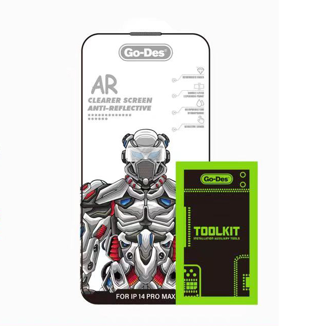[RNZ-TA93454] Apple iPhone 14 Plus Uyumlu Go Des Anti Reflective Temperli Cam Ekran Koruyucu