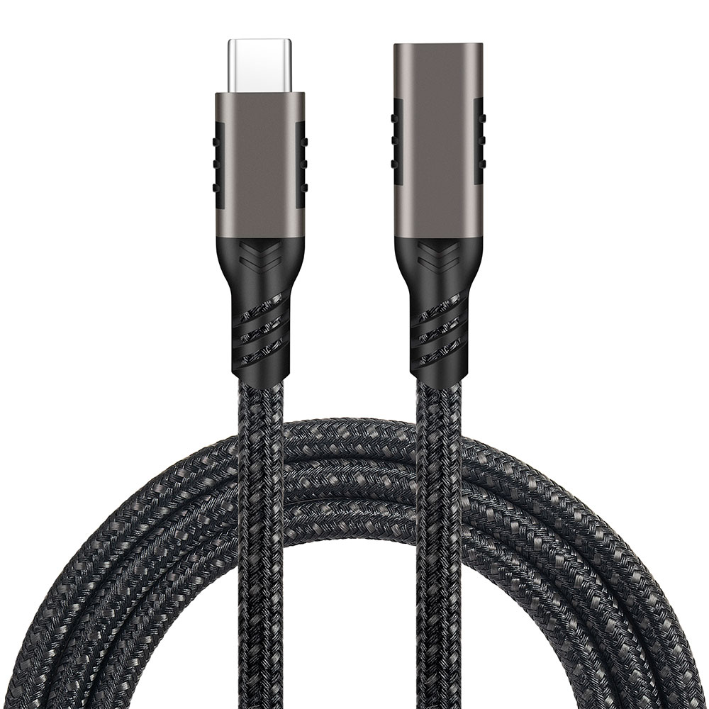 [RNZ-TA93507] Qgeem Extension USB3.2 Type-C PD Uzatma Kablosu 100W 20Gbps 4K@60Hz 3 Metre