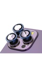 Apple iPhone 15 Pro Max Uyumlu Zore CL-12 Premium Safir Parmak İzi Bırakmayan Anti-Reflective Kamera Lens Koruyucu