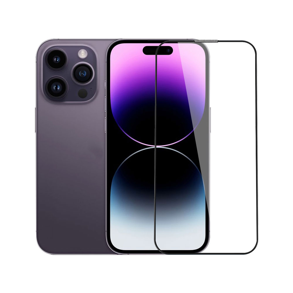 [RNZ-TA93671] Apple iPhone 14 Pro Max Uyumlu Wiwu CZ-003 Mavi Işık Teknolojili Hidrofobik ve Oleofobik Parlama Önleyici Cam Ekran Koruyucu
