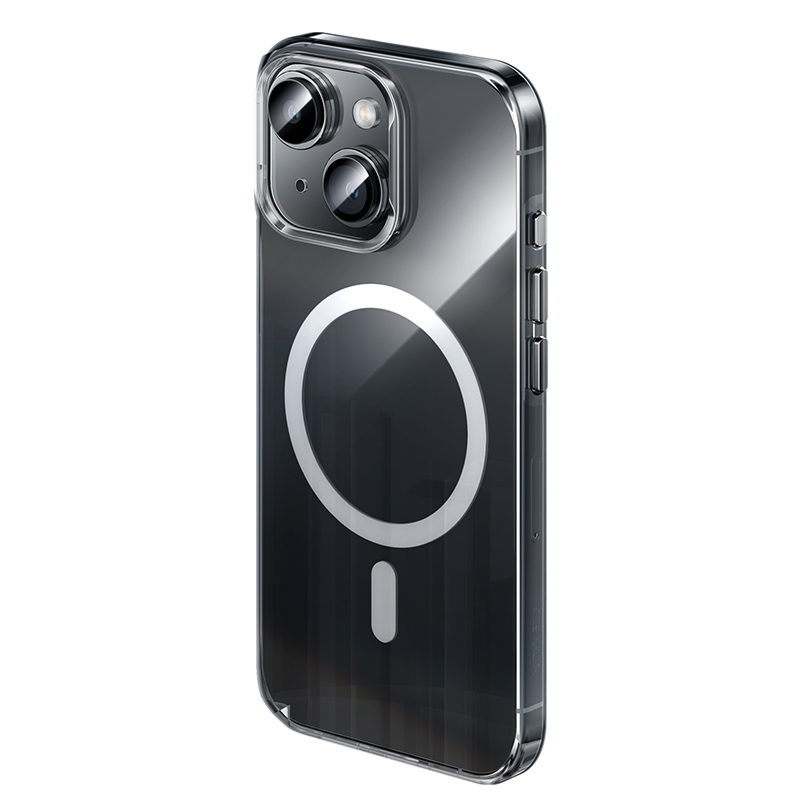 [RNZ-TA93678] Apple iPhone 15 Plus Uyumlu Kılıf M-safe Şarj Özellikli Benks ​​​​​​Crystal Serisi Şeffaf Kapak