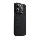 Apple iPhone 15 Pro Uyumlu Kılıf M-safe Özellikli Karbon Fiber Benks Essential ArmorAir 600D Kevlar Kapak