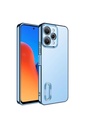 Xiaomi Redmi 12 Uyumlu Kılıf Kamera Korumalı Logo Gösteren Zore Omega Kapak