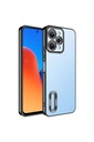 Xiaomi Redmi 12 Uyumlu Kılıf Kamera Korumalı Logo Gösteren Zore Omega Kapak