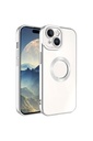 Apple iPhone 15 Uyumlu Kılıf Kamera Korumalı Logo Gösteren Zore Omega Kapak