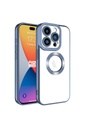 Apple iPhone 15 Pro Max Uyumlu Kılıf Kamera Korumalı Logo Gösteren Zore Omega Kapak