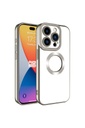 Apple iPhone 15 Pro Max Uyumlu Kılıf Kamera Korumalı Logo Gösteren Zore Omega Kapak