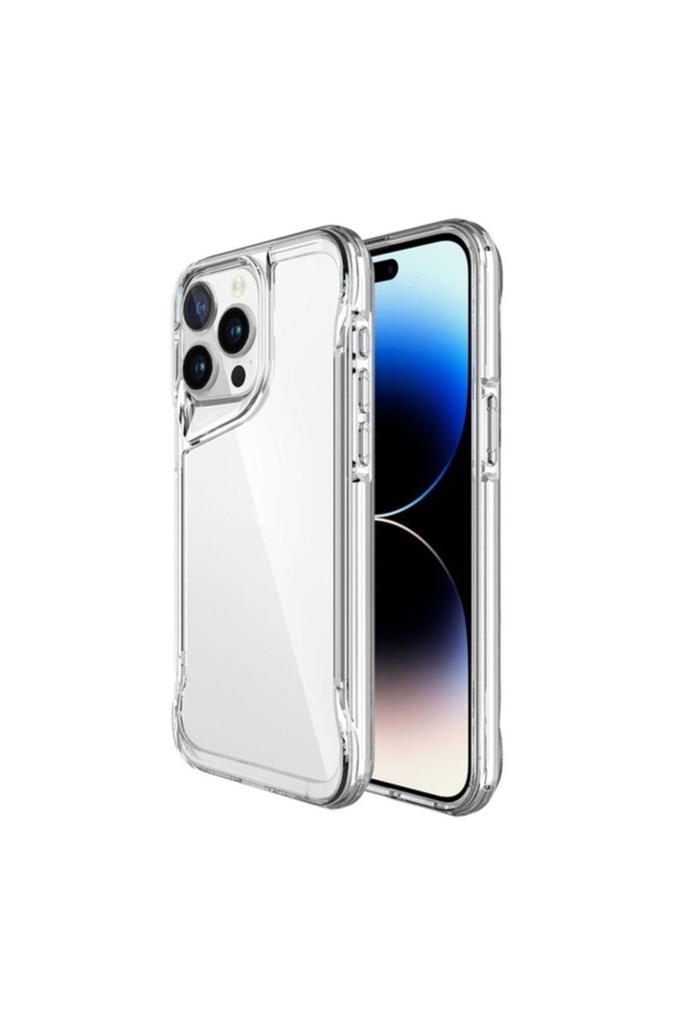 [RNZ-TA93839] Apple iPhone 15 Pro Max Uyumlu Kılıf Zore T-Max Kapak (Renksiz)
