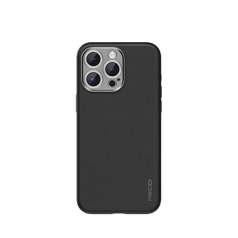 [RNZ-TA93832] Apple iPhone 15 Pro Uyumlu Kılıf Recci M-safe Şarj Özellikli Kamera Korumalı Explore Serisi Kapak (Siyah)