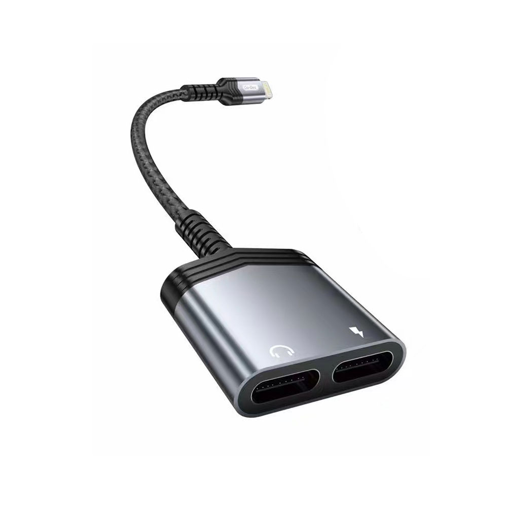 [RNZ-TA93898] Go Des GD-UC070 Lightning 2in1 Şarj ve Ses Adaptörü