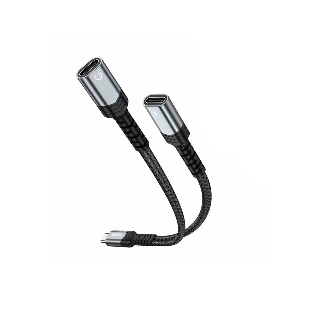 [RNZ-TA93902] Go Des GD-UC075 Type-C 2in1 Şarj ve Ses Kablosu