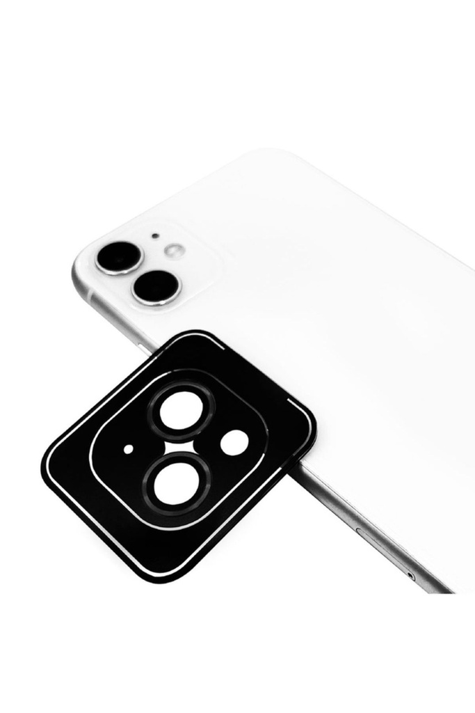 [RNZ-TA93882] Apple iPhone 15 Plus Uyumlu Zore CL-11 Safir Parmak İzi Bırakmayan Anti-Reflective Kamera Lens Koruyucu (Siyah)