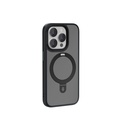 Apple iPhone 15 Pro Max Uyumlu Kılıf Wiwu ZMM-010 M-safe Şarj Özellikli Mat Arka Yüzey Standlı Kapak