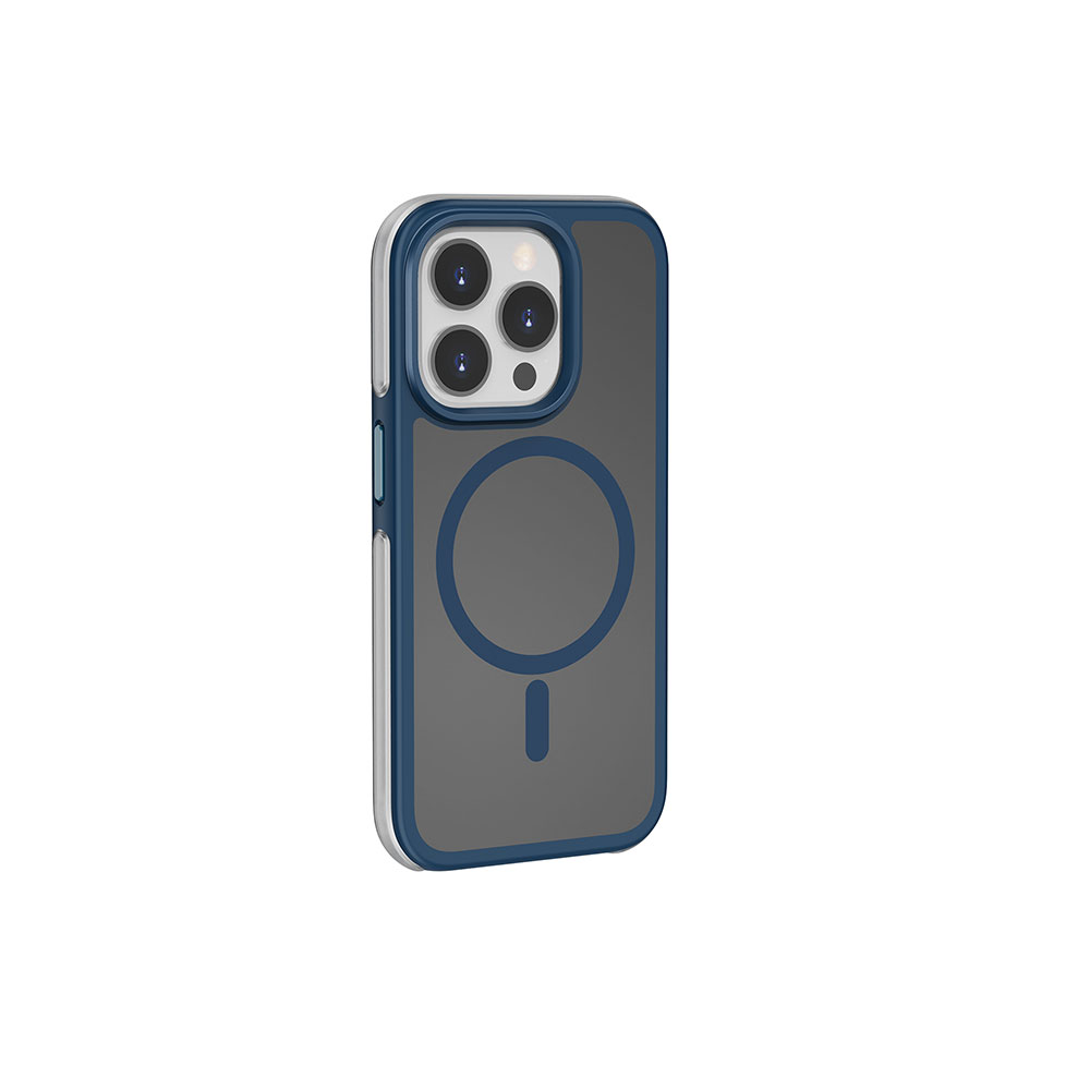 Apple iPhone 15 Pro Max Uyumlu Kılıf Wiwu ZKK-012 M-safe Şarj Özellikli Air Cushion Kapak