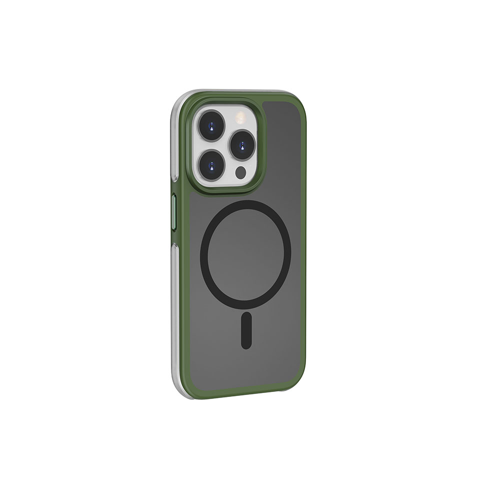 Apple iPhone 15 Pro Max Uyumlu Kılıf Wiwu ZKK-012 M-safe Şarj Özellikli Air Cushion Kapak
