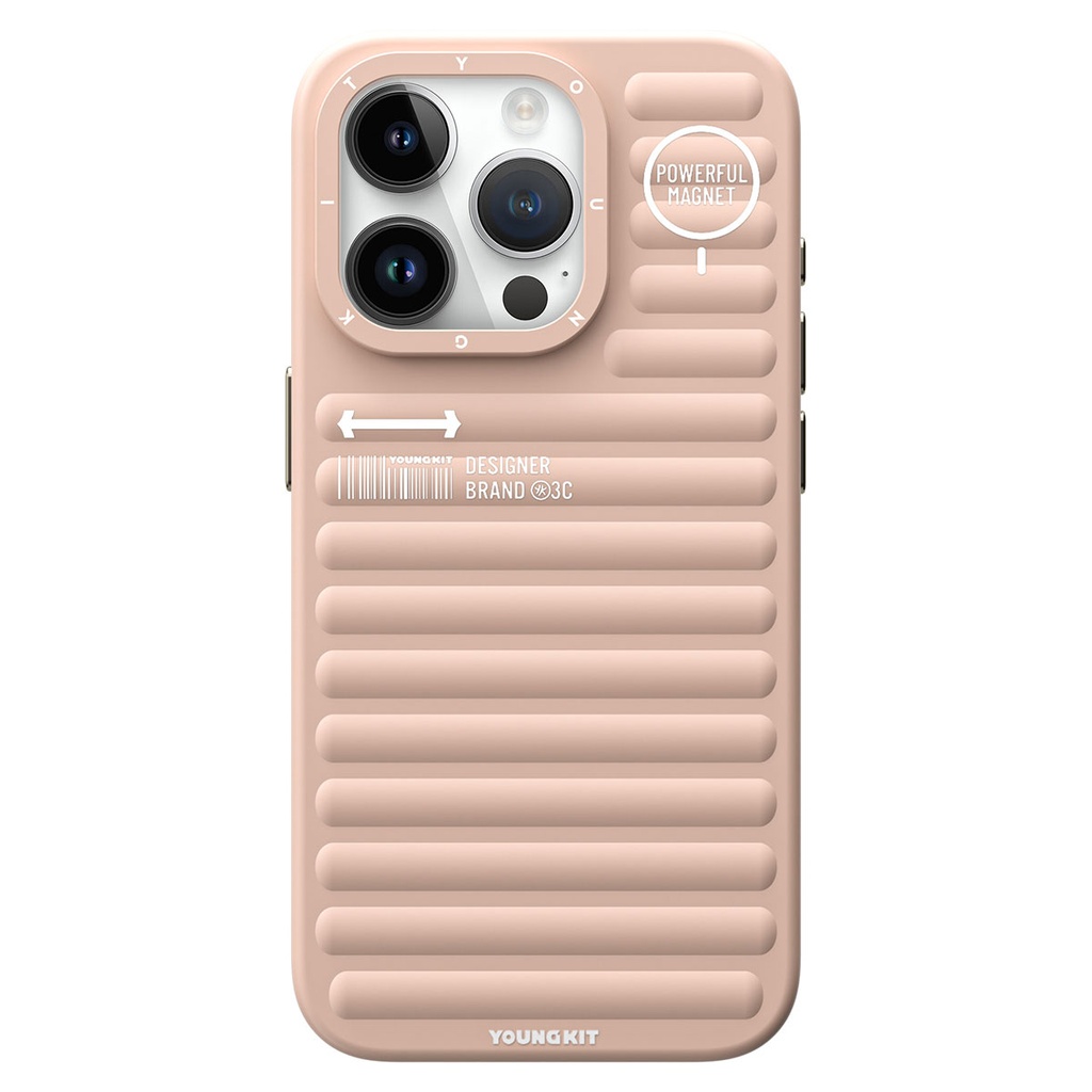 Apple iPhone 15 Pro Max Uyumlu Kılıf Mat Renkli Tasarım YoungKit Original Serisi Kapak