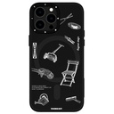 Apple iPhone 14 Pro Uyumlu Kılıf M-safe Şarj Özellikli Desenli Youngkit Plaything Serisi Kapak