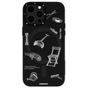 Apple iPhone 14 Pro Max Uyumlu Kılıf M-safe Şarj Özellikli Desenli Youngkit Plaything Serisi Kapak