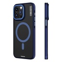 Apple iPhone 15 Pro Max Uyumlu Kılıf M-safe Şarj Özellikli Youngkit Rock Sand Serisi Kapak