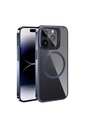Apple iPhone 15 Pro Max Uyumlu Kılıf M-safe Şarj Özellikli Standlı Zore Klon Kapak