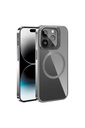 Apple iPhone 15 Pro Uyumlu Kılıf M-safe Şarj Özellikli Standlı Zore Klon Kapak