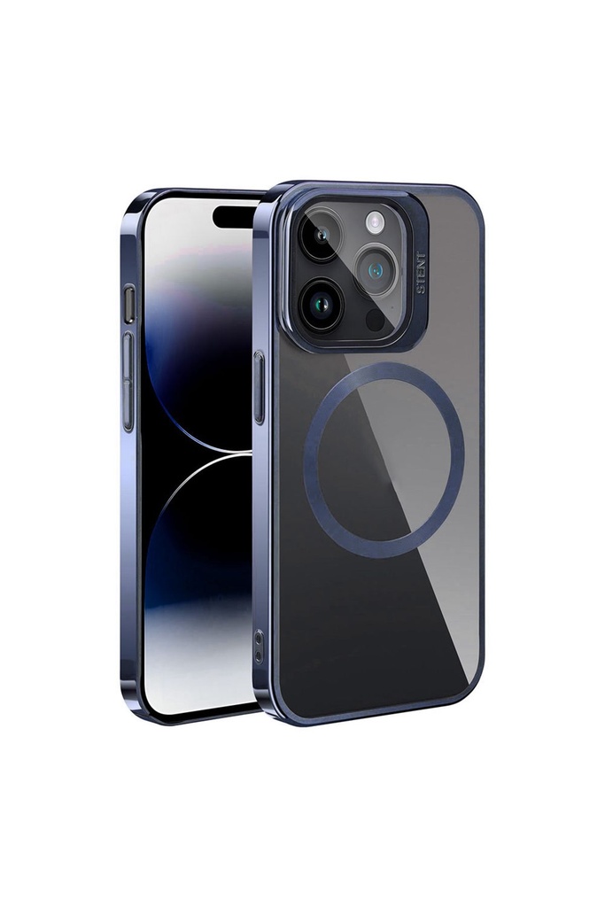 Apple iPhone 15 Pro Uyumlu Kılıf M-safe Şarj Özellikli Standlı Zore Klon Kapak