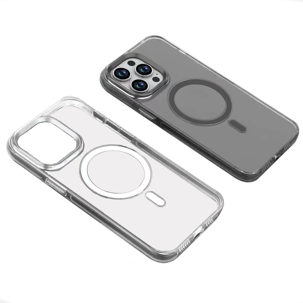 [RNZ-TA94068] Apple iPhone 15 Pro Max Uyumlu Kılıf Zore Wireless Şarj Özellikli Şeffaf Efsane Kapak