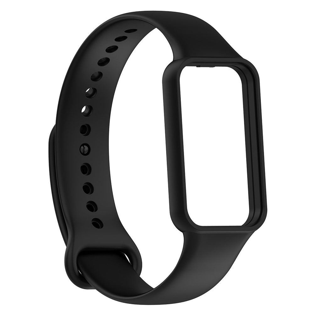 [RNZ-TA94064] Xiaomi Redmi Smart Band 2 Uyumlu Kordon Silikon Soft Yüzey Yumuşak Zore KRD-87 Kayış (Siyah)