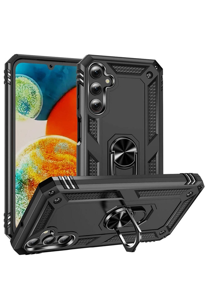 [RNZ-TA95324] Samsung Galaxy A24 Uyumlu Kılıf Zore Vega Kapak (Siyah)