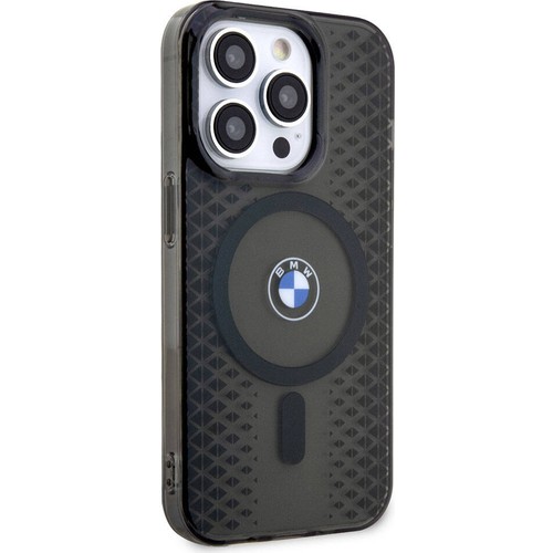 Apple iPhone 15 Pro Uyumlu Kılıf BMW M-safe Şarj Özellikli Transparan IML Signature Orjinal Lisanslı Kapak