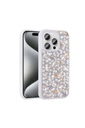 Apple iPhone 15 Pro Max Uyumlu Kılıf Parlak Taşlı Tasarım Zore Linea Diamond Kapak