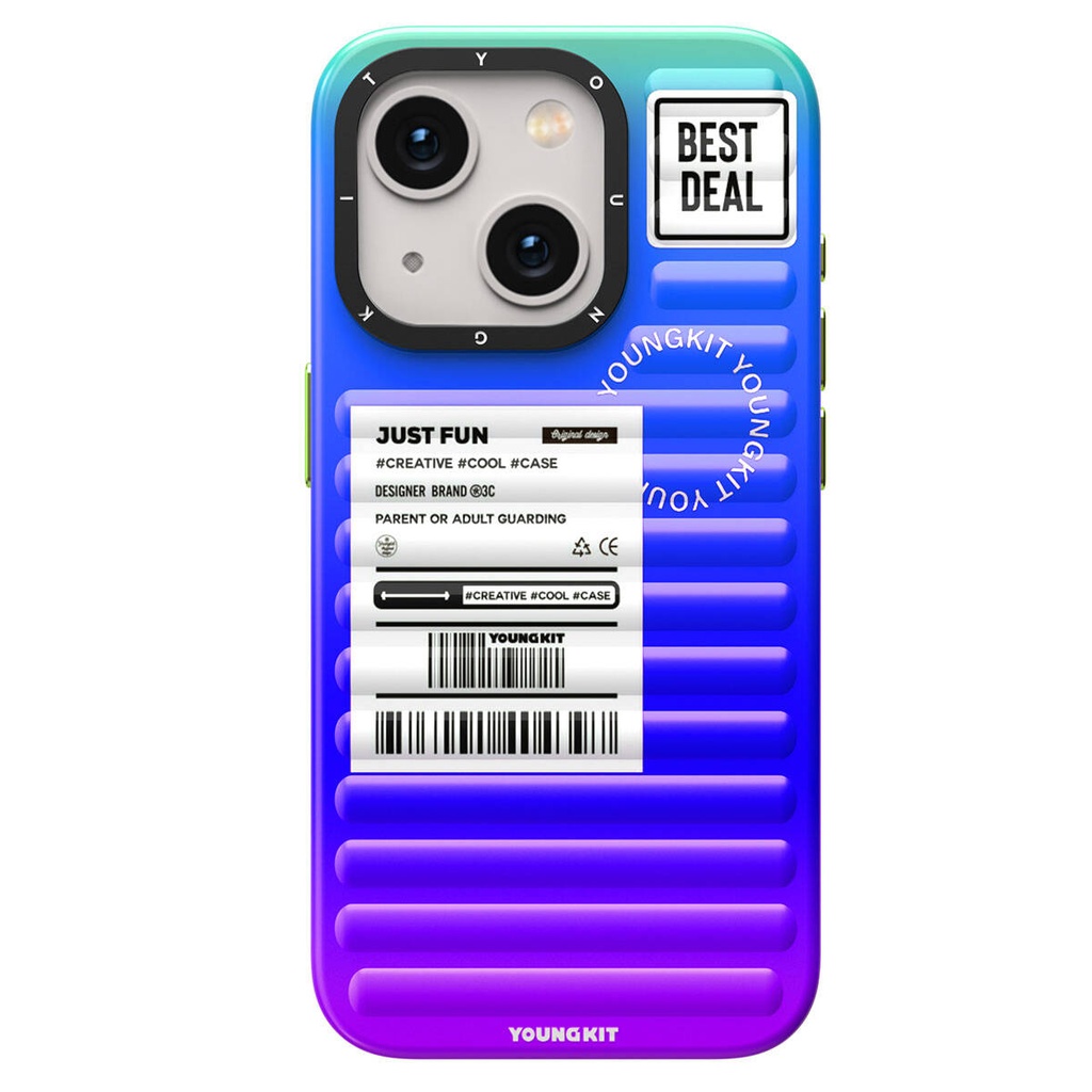 Apple iPhone 15 Uyumlu Kılıf YoungKit The Secret Color Serisi Kapak