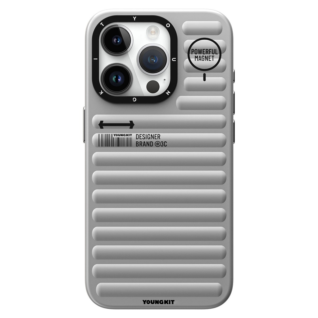 Apple iPhone 15 Pro Uyumlu Kılıf Mat Renkli Tasarım YoungKit Original Serisi Kapak