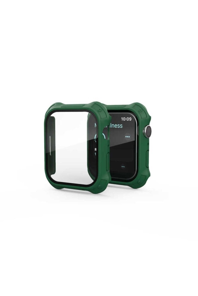 Apple Watch 7 41mm Uyumlu Tank Zırh Kasa ve Mat Görünümlü Ekran Koruyucu Zore Watch Gard 11