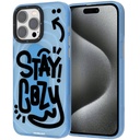 Apple iPhone 15 Pro Uyumlu Kılıf Desenli Youngkit Happy Hearth Serisi Kapak