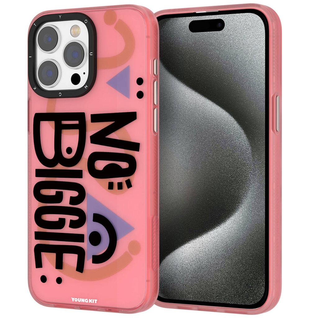 Apple iPhone 15 Pro Max Uyumlu Kılıf Desenli Youngkit Happy Hearth Serisi Kapak