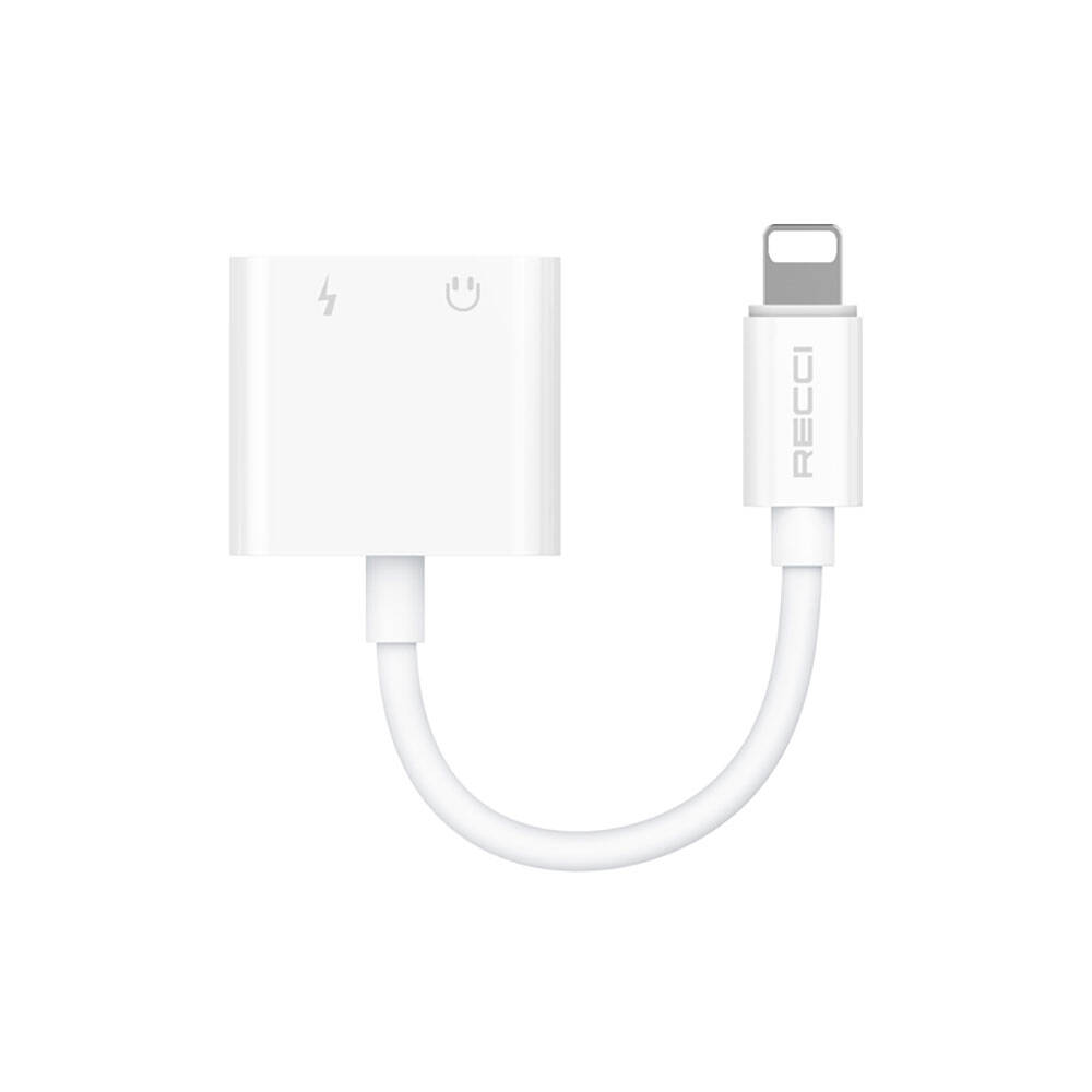 [ZTA94213] Recci RDS-A01 Lightning 2in1 Şarj ve Ses Adaptörü