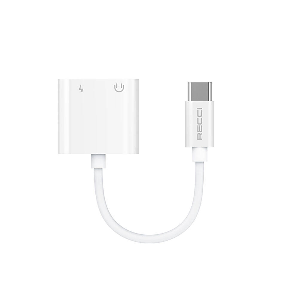 [ZTA94218] Recci RDS-A08 Type-C PD 3.0 2in1 Şarj ve Ses Adaptörü
