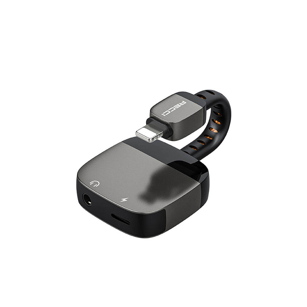 [ZTA94221] Recci RDS-A12 Lightning 2in1 Şarj ve Ses Adaptörü