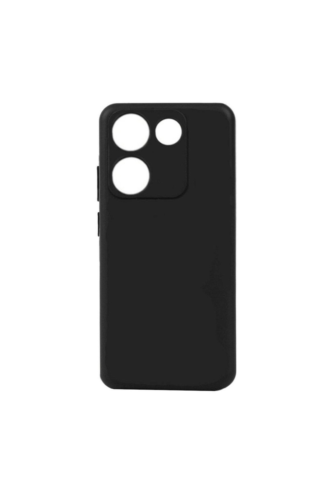 [RNZ-TA94431] Tecno Camon 20 Uyumlu Kılıf Zore Biye Silikon (Siyah)