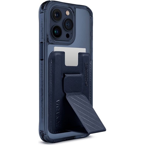 Apple iPhone 15 Pro Max Uyumlu Kılıf SkinArma Şeffaf M-safe Şarj Özellikli Kado Kartlıklı Saido Kapak